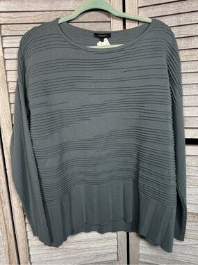 Lafayette 148 NWT Wool Cashmere Sweater Sage L